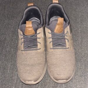 Men's Skechers Tan Slip On Shoes